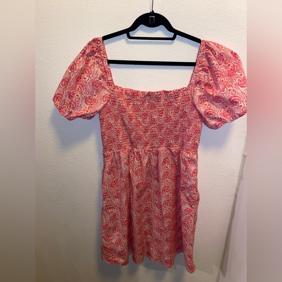 J. Crew Pink Floral Mini Dress - Picture 5 of 8